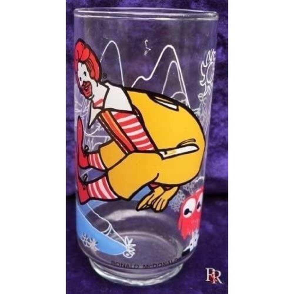 McDonald's Vintage Ronald 1977 Glass